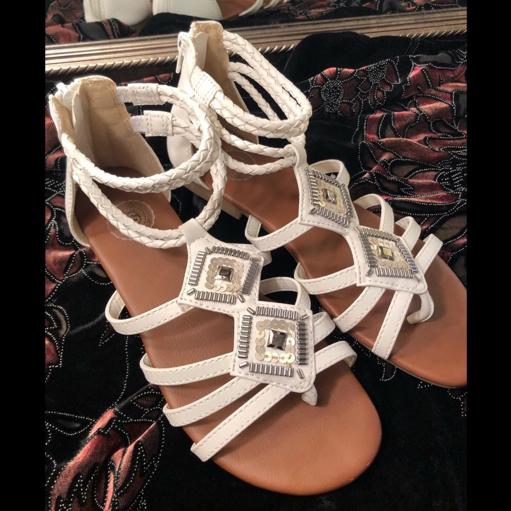 Braided sandals